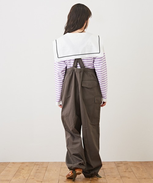 CUBE SUGAR（キューブシュガー）の「タイプライターウェービングテープセーラー付け襟（付け襟・レディース・ホワイト/ブラック・M）」の15枚目の写真