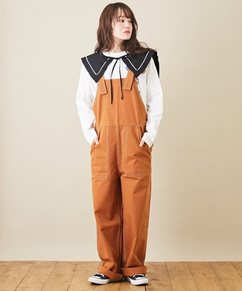 CUBE SUGAR（キューブシュガー）の「タイプライターウェービングテープセーラー付け襟（付け襟・レディース・ホワイト/ブラック・M）」の7枚目の写真