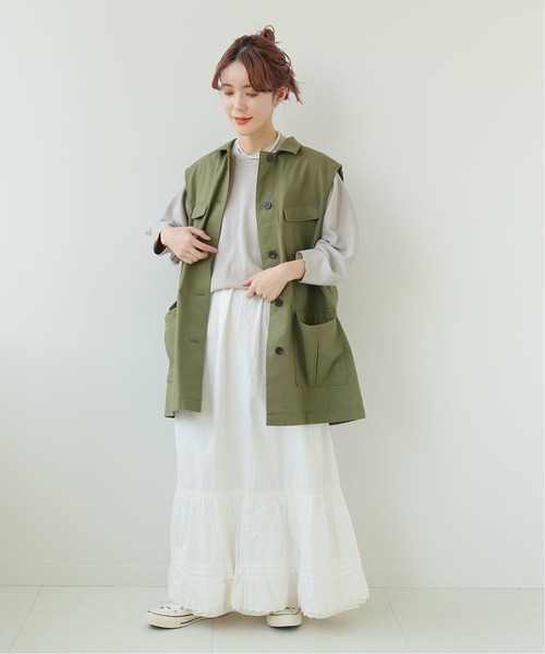 Simplicite（サンプリシテ）の「ソウバリパフ袖プルオーバー（ニット/セーター・レディース・イエロー/ブラック/ライトグレー/ホワイト・FREE）」の14枚目の写真