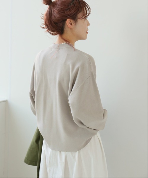 Simplicite（サンプリシテ）の「ソウバリパフ袖プルオーバー（ニット/セーター・レディース・イエロー/ブラック/ライトグレー/ホワイト・FREE）」の18枚目の写真