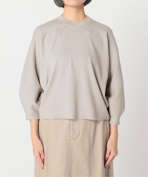 Simplicite（サンプリシテ）の「ソウバリパフ袖プルオーバー（ニット/セーター・レディース・イエロー/ブラック/ライトグレー/ホワイト・FREE）」の5枚目の写真