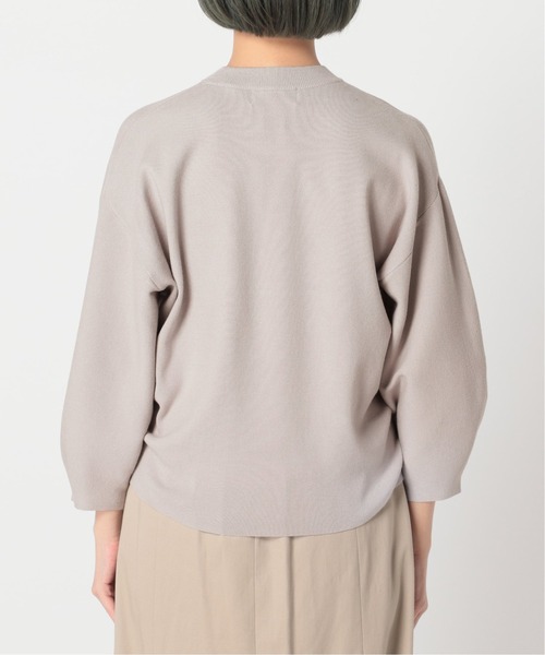 Simplicite（サンプリシテ）の「ソウバリパフ袖プルオーバー（ニット/セーター・レディース・イエロー/ブラック/ライトグレー/ホワイト・FREE）」の15枚目の写真