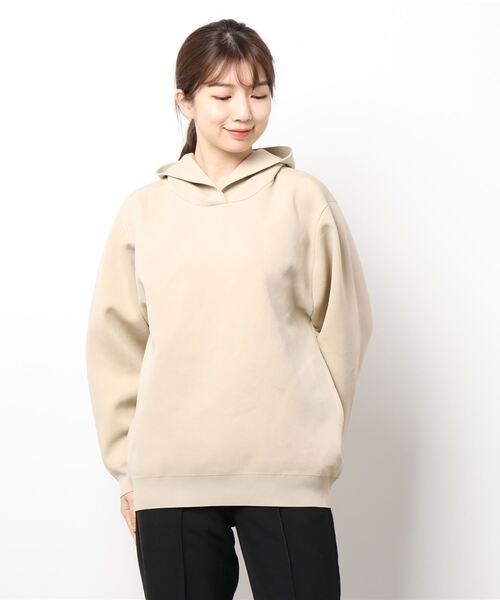 OUVRAGE CLASSE（ウヴラージュクラス）の「セッケツニットパーカー（ニット/セーター・レディース・ベージュ/ネイビー/オフホワイト・FREE）」の8枚目の写真