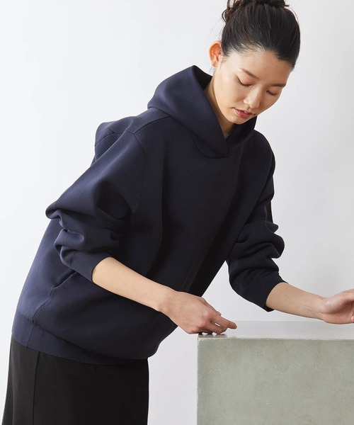 OUVRAGE CLASSE（ウヴラージュクラス）の「セッケツニットパーカー（ニット/セーター・レディース・ベージュ/ネイビー/オフホワイト・FREE）」の20枚目の写真