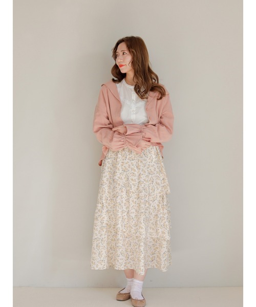 Areeam(アリーム)の「オープンカラーキャンディースリーブブラウス(シャツ/ブラウス・レディース・チェック/ピンク/ライトブルー・FREE)」の18枚目の写真