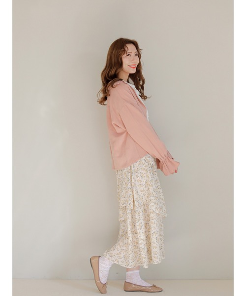 Areeam(アリーム)の「オープンカラーキャンディースリーブブラウス(シャツ/ブラウス・レディース・チェック/ピンク/ライトブルー・FREE)」の19枚目の写真