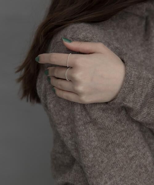 SMELLY(スメリー)の「silver925チェーンセットリングB(リング・レディース・シルバー/ゴールド・-)」の7枚目の写真