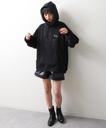 FILA | 【WEB限定】【FILA】 ワンポイント刺繍ユニセックスビッグシルエットパーカー【ユニセックス】【別注】(パーカー)