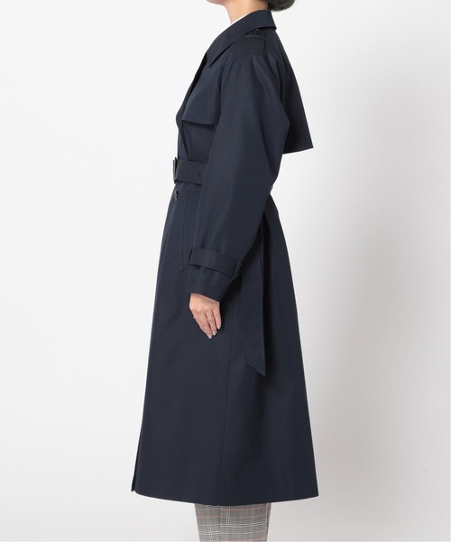 Simplicite(サンプリシテ)の「撥水 60/2ギャバ オーバートレンチコート(トレンチコート・レディース・ベージュ/ネイビー・FREE)」の16枚目の写真