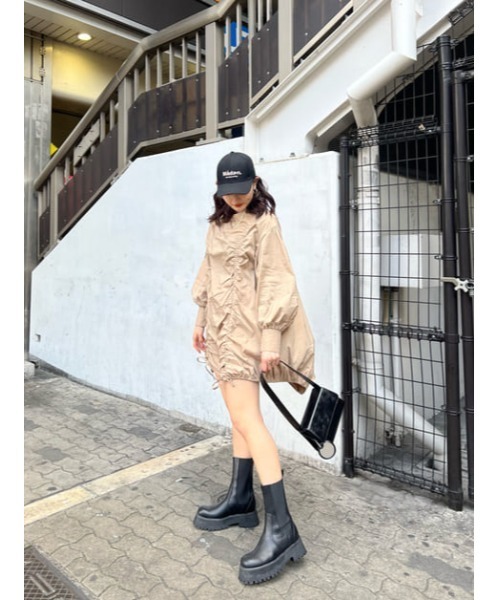 SLY(スライ)の「EMBROIDERY LOGO CAP エンブロイダリー ロゴ キャップ(キャップ・レディース・ブラック/イエロー・FREE)」の20枚目の写真