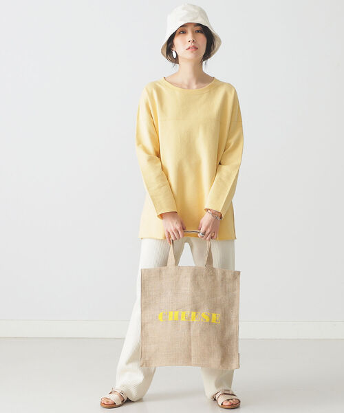 BEAMS LIGHTS（ビームスライツ）の「BEAMS LIGHTS / キャンバス バケット ハット（ハット・レディース・ブラック/ホワイト系その他5・ONE SIZE）」の4枚目の写真