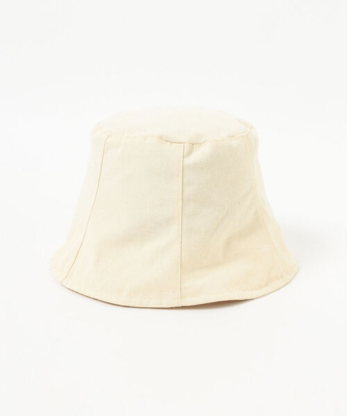 BEAMS LIGHTS（ビームスライツ）の「BEAMS LIGHTS / キャンバス バケット ハット（ハット・レディース・ブラック/ホワイト系その他5・ONE SIZE）」の6枚目の写真