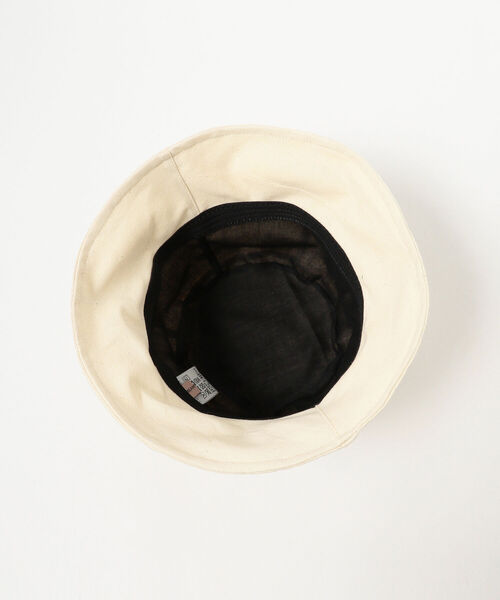 BEAMS LIGHTS（ビームスライツ）の「BEAMS LIGHTS / キャンバス バケット ハット（ハット・レディース・ブラック/ホワイト系その他5・ONE SIZE）」の9枚目の写真