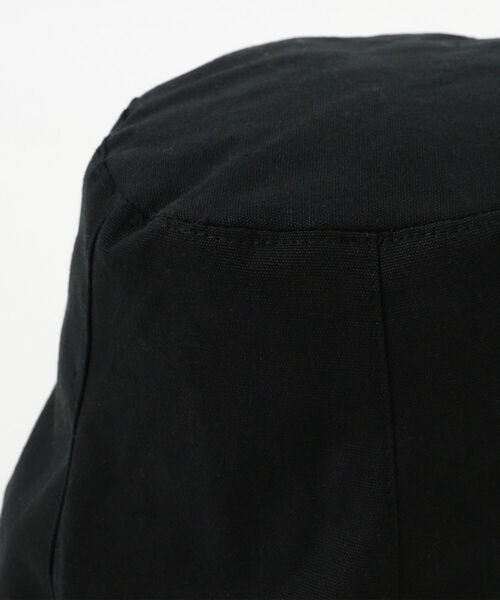 BEAMS LIGHTS（ビームスライツ）の「BEAMS LIGHTS / キャンバス バケット ハット（ハット・レディース・ブラック/ホワイト系その他5・ONE SIZE）」の12枚目の写真
