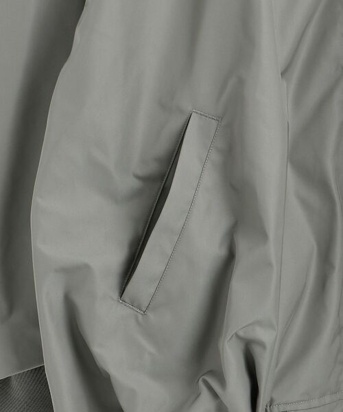 MAJESTIC LEGON（マジェスティックレゴン）の「サイドギャザーMA-1（MA-1・レディース・ブラック/アイボリー/カーキオリーブ・MEDIUM）」の12枚目の写真