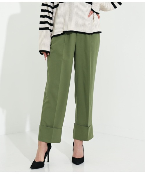 LATINA(ラティーナ)の「センタータックロールアップヘムパンツ(その他パンツ・レディース・ピンク/カーキ/ブラック・FREE)」の8枚目の写真