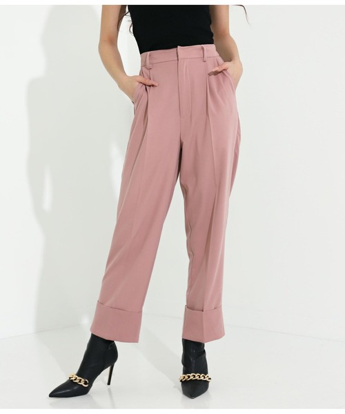 LATINA(ラティーナ)の「センタータックロールアップヘムパンツ(その他パンツ・レディース・ピンク/カーキ/ブラック・FREE)」の11枚目の写真