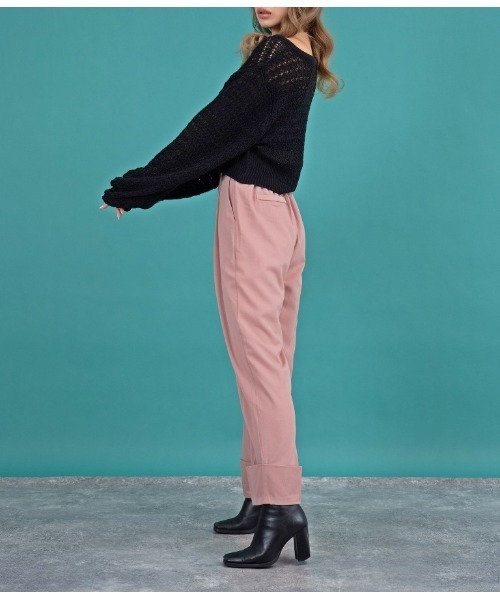 LATINA(ラティーナ)の「センタータックロールアップヘムパンツ(その他パンツ・レディース・ピンク/カーキ/ブラック・FREE)」の10枚目の写真