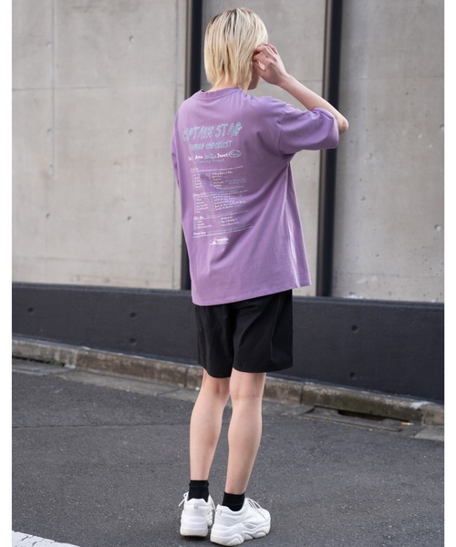 Mac-House（マックハウス）の「CAPTAIN STAG キャプテンスタッグ 持ち物リストプリントTシャツ（Tシャツ/カットソー・レディース・パープル/ホワイト・フリー）」の22枚目の写真