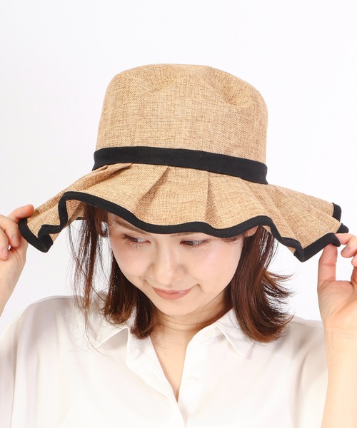FUNALIVE（ファンアライブ）の「jou jou lier プリムタックフリル サマーHAT（ハット）」 WEAR