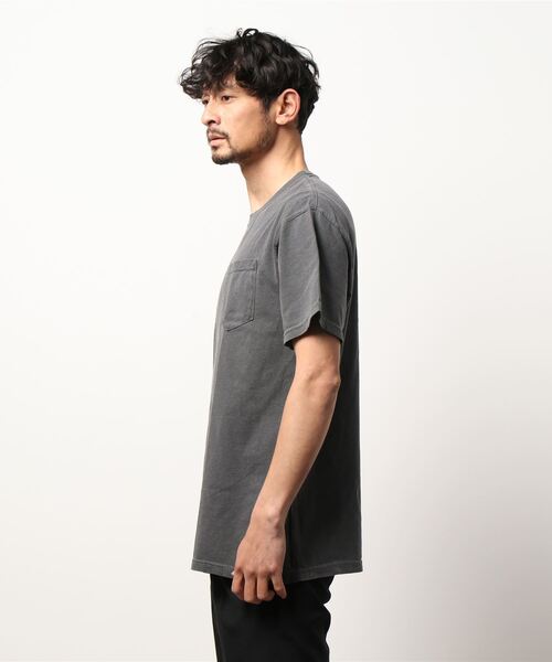 comfort colors（コンフォートカラーズ）の「/COMFORT COLORS/6.1oz ｶﾞｰﾒﾝﾄﾀﾞｲﾎﾟｹｯﾄT（Tシャツ/カットソー・メンズ・ブルー系/スミクロ/ホワイト/マスタード/グリーン系/ネイビー系/レッド系・MEDIUM/X-LARGE/LARGE）」の18枚目の写真