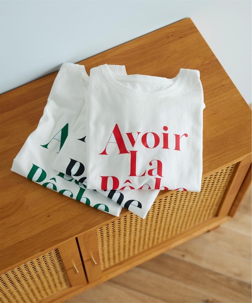 titivate（ティティベイト）の「ﾃﾞｻﾞｲﾝﾛｺﾞTｼｬﾂ（Tシャツ/カットソー・レディース・ホワイト系その他/ピンク系その他/ホワイト系その他2/ホワイト系その他3・FREE）」の2枚目の写真