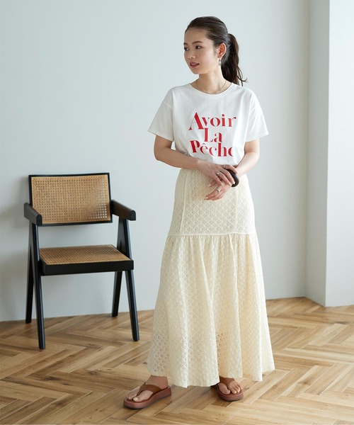 titivate（ティティベイト）の「ﾃﾞｻﾞｲﾝﾛｺﾞTｼｬﾂ（Tシャツ/カットソー・レディース・ホワイト系その他/ピンク系その他/ホワイト系その他2/ホワイト系その他3・FREE）」の10枚目の写真