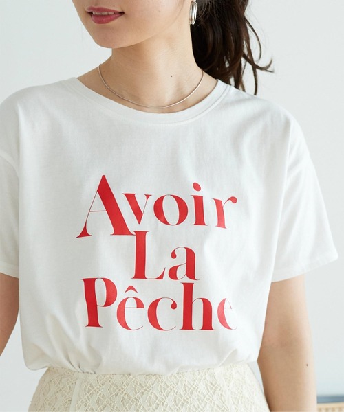 titivate（ティティベイト）の「ﾃﾞｻﾞｲﾝﾛｺﾞTｼｬﾂ（Tシャツ/カットソー・レディース・ホワイト系その他/ピンク系その他/ホワイト系その他2/ホワイト系その他3・FREE）」の11枚目の写真