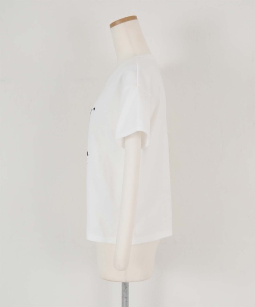 titivate（ティティベイト）の「ﾃﾞｻﾞｲﾝﾛｺﾞTｼｬﾂ（Tシャツ/カットソー・レディース・ホワイト系その他/ピンク系その他/ホワイト系その他2/ホワイト系その他3・FREE）」の18枚目の写真