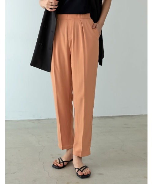 Re:EDIT(リエディ)の「カラーツイルルーズテーパードパンツ(その他パンツ・レディース・ブラック/レッド/ピンク/ライム/イエロー/オレンジ/ブルー・MEDIUM/LARGE/SHORT/TALL)」の7枚目の写真