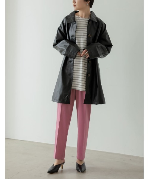 Re:EDIT(リエディ)の「カラーツイルルーズテーパードパンツ(その他パンツ・レディース・ブラック/レッド/ピンク/ライム/イエロー/オレンジ/ブルー・MEDIUM/LARGE/SHORT/TALL)」の15枚目の写真