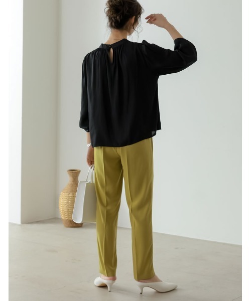 Re:EDIT(リエディ)の「カラーツイルルーズテーパードパンツ(その他パンツ・レディース・ブラック/レッド/ピンク/ライム/イエロー/オレンジ/ブルー・MEDIUM/LARGE/SHORT/TALL)」の13枚目の写真