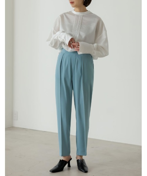 Re:EDIT(リエディ)の「カラーツイルルーズテーパードパンツ(その他パンツ・レディース・ブラック/レッド/ピンク/ライム/イエロー/オレンジ/ブルー・MEDIUM/LARGE/SHORT/TALL)」の20枚目の写真