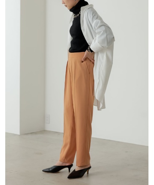 Re:EDIT(リエディ)の「カラーツイルルーズテーパードパンツ(その他パンツ・レディース・ブラック/レッド/ピンク/ライム/イエロー/オレンジ/ブルー・MEDIUM/LARGE/SHORT/TALL)」の16枚目の写真