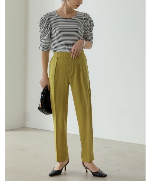 Re:EDIT(リエディ)の「カラーツイルルーズテーパードパンツ(その他パンツ・レディース・ブラック/レッド/ピンク/ライム/イエロー/オレンジ/ブルー・MEDIUM/LARGE/SHORT/TALL)」の17枚目の写真