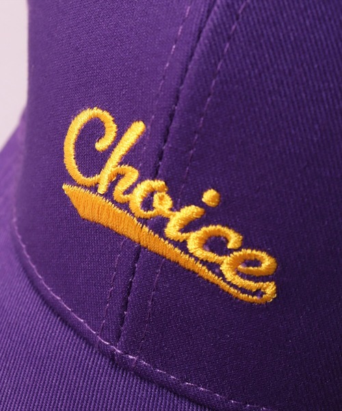 BAYBLO(ベイブロ)の「(KS)【ユニセックス】Choice 刺繍 ベースボール キャップ(キャップ・メンズ・ホワイト/グリーン/ブラック/パープル・ONE SIZE)」の5枚目の写真