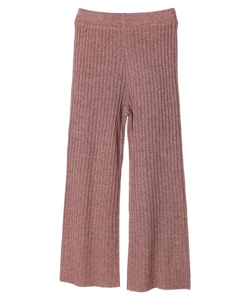 Petit fleur(プチフルール)の「・Petit Fleur メランジリブニットパンツ(その他パンツ・レディース・ブラック/グリーン/アイボリー/ボルドー・FREE)」の14枚目の写真