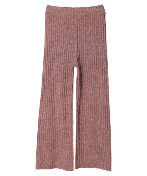 Petit fleur(プチフルール)の「・Petit Fleur メランジリブニットパンツ(その他パンツ・レディース・ブラック/グリーン/アイボリー/ボルドー・FREE)」の15枚目の写真