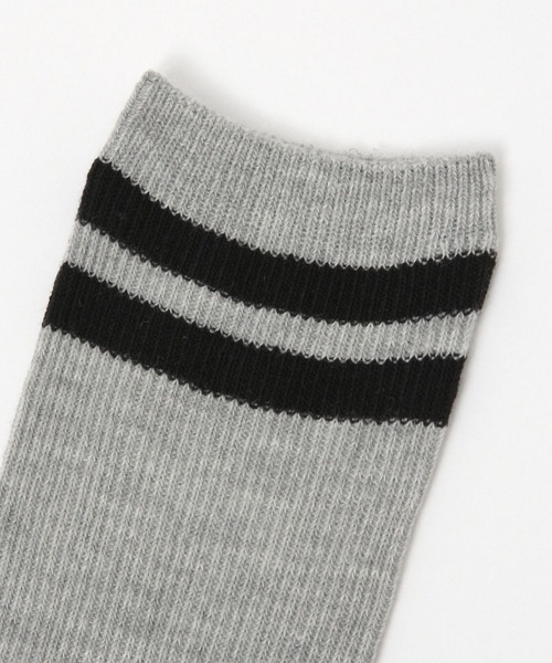 LEPSIM（レプシィム）の「ラインソックス　266312（ソックス/靴下・レディース・ホワイト/アイボリー/グレー・ONE SIZE）」の5枚目の写真