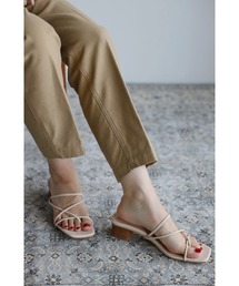 Bonjour Sagan | 【2022 S/S 新作】2wayクロスラインミュール(サンダル)