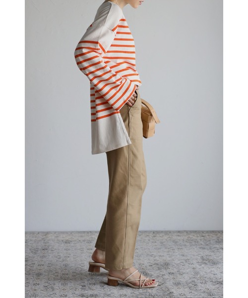 Bonjour Sagan（ボンジュールサガン）の「2wayクロスラインミュール（サンダル・レディース・ブラック/オフホワイト・M/L/S）」の4枚目の写真