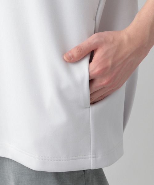 GLOBAL WORK(グローバルワーク)の「エアクッションパーカー半袖/272370(Tシャツ/カットソー・メンズ・ホワイト系その他2/ダークグリーン/ダークブルー/ミント/ライトベージュ/マスタード/スカイブルー・SMALL/X-LARGE/LARGE/MEDIUM)」の8枚目の写真