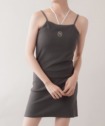 SPINNS | ワンポイントキャミミニワンピース(ワンピース)