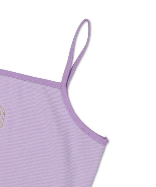 SPINNS（スピンズ）の「ワンポイントキャミミニワンピース（ワンピース・レディース・ブラック/チャコール/ラベンダー・ONESIZE）」の12枚目の写真