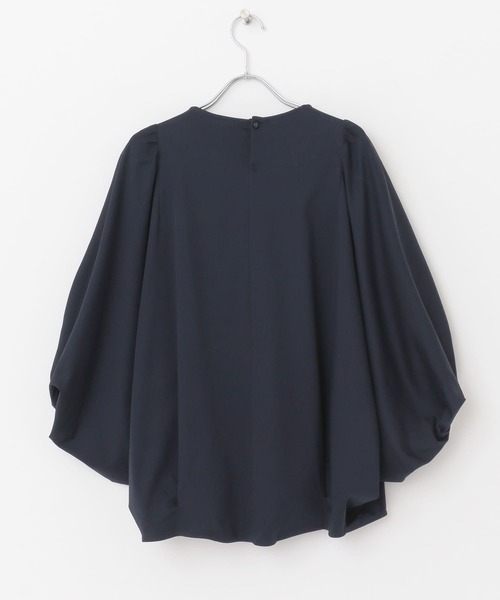 URBAN RESEARCH DOORS（アーバンリサーチドアーズ）の「ボリュームスリーブプルオーバー（Tシャツ/カットソー・レディース・グリーン系その他/ライトブルー/ネイビー・MEDIUM）」の13枚目の写真