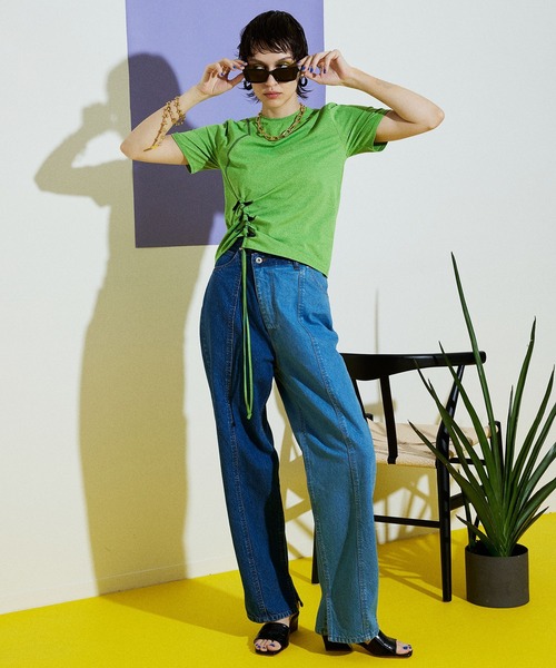 MAISON SPECIAL（メゾンスペシャル）の「No Weight Rectangle Necklace/ノンウェイトレクタングルネックレス【MAISON SPECIAL/メゾンスペシャル】（ネックレス・レディース・シルバー/ゴールド・FREE）」の5枚目の写真