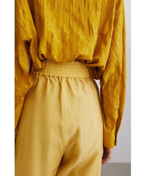 STYLEMIXER(スタイルミキサー)の「シアーイージーワイドパンツ(その他パンツ・レディース・ライトイエロー/ブラック・SMALL/MEDIUM)」の6枚目の写真