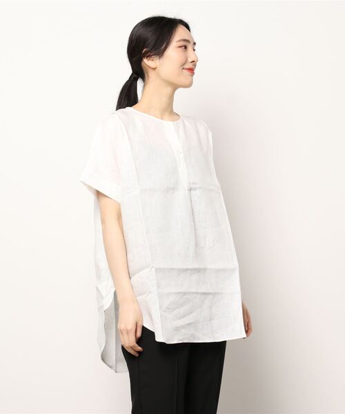 フレンチリネンバックロングシャツ シャツ ブラウス Settimissimo セッティミッシモ のファッション通販 Zozotown