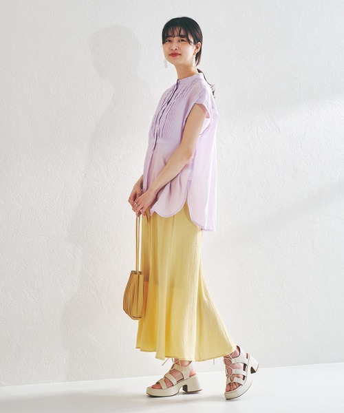 ORiental TRaffic(オリエンタルトラフィック)の「【EC限定】バルキーヒールレースアップサンダル/25207(サンダル・レディース・ホワイト/ブラック・LL/3L/SS/S/M/L)」の10枚目の写真