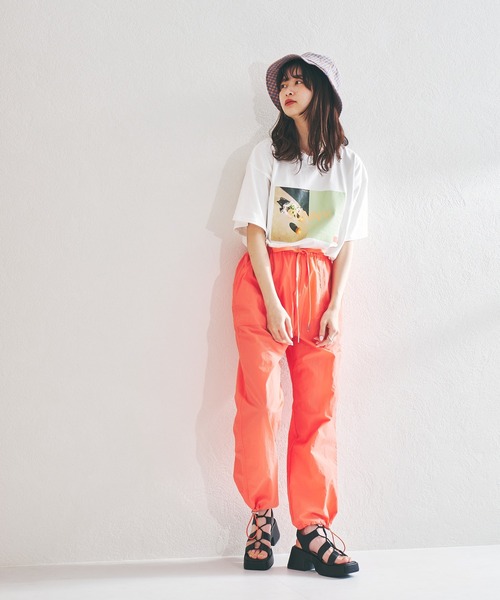 ORiental TRaffic(オリエンタルトラフィック)の「【EC限定】バルキーヒールレースアップサンダル/25207(サンダル・レディース・ホワイト/ブラック・LL/3L/SS/S/M/L)」の17枚目の写真